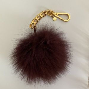 Michael Kors fur bag charm